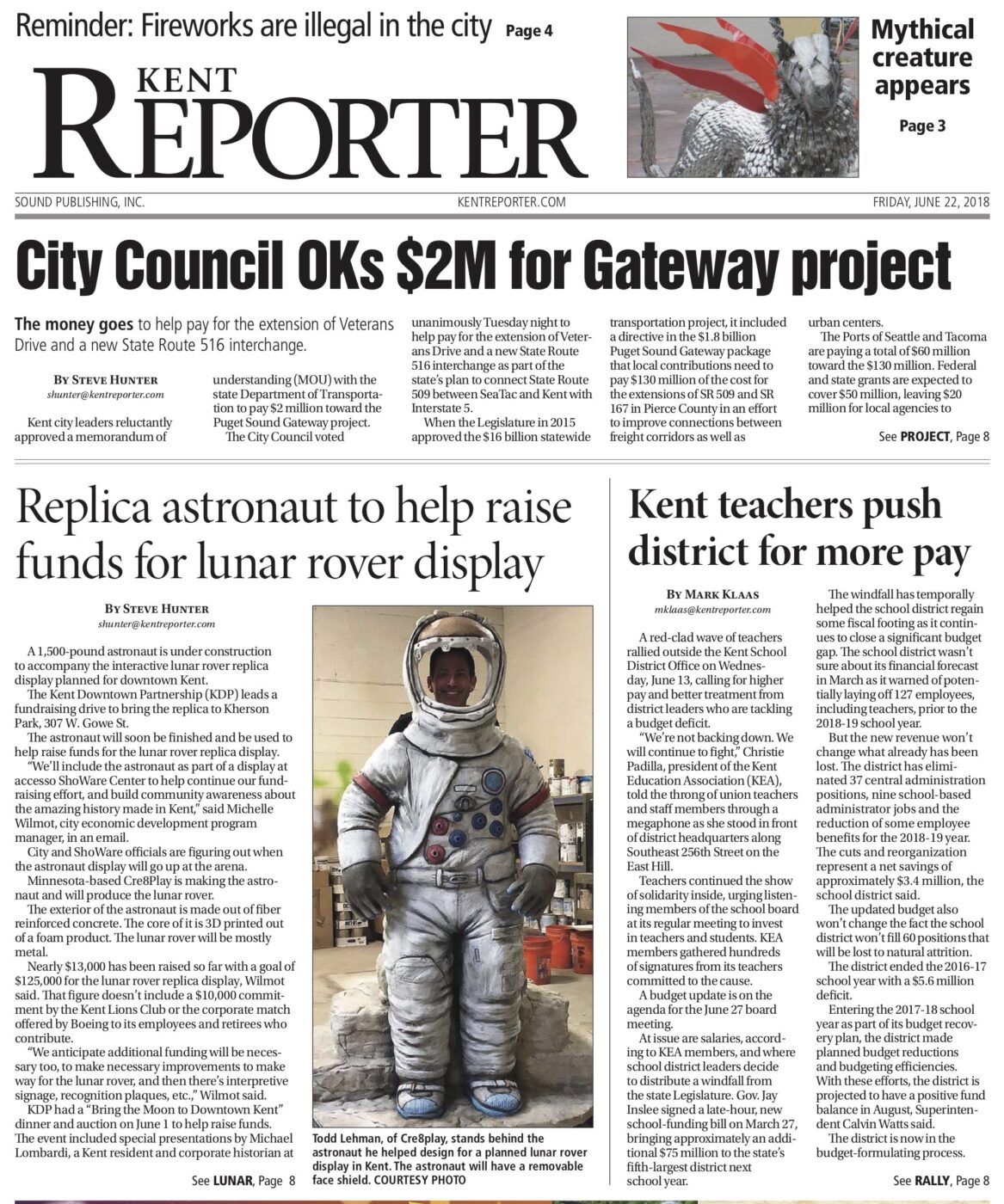 Kent Reporter Cre8Play Astronaut