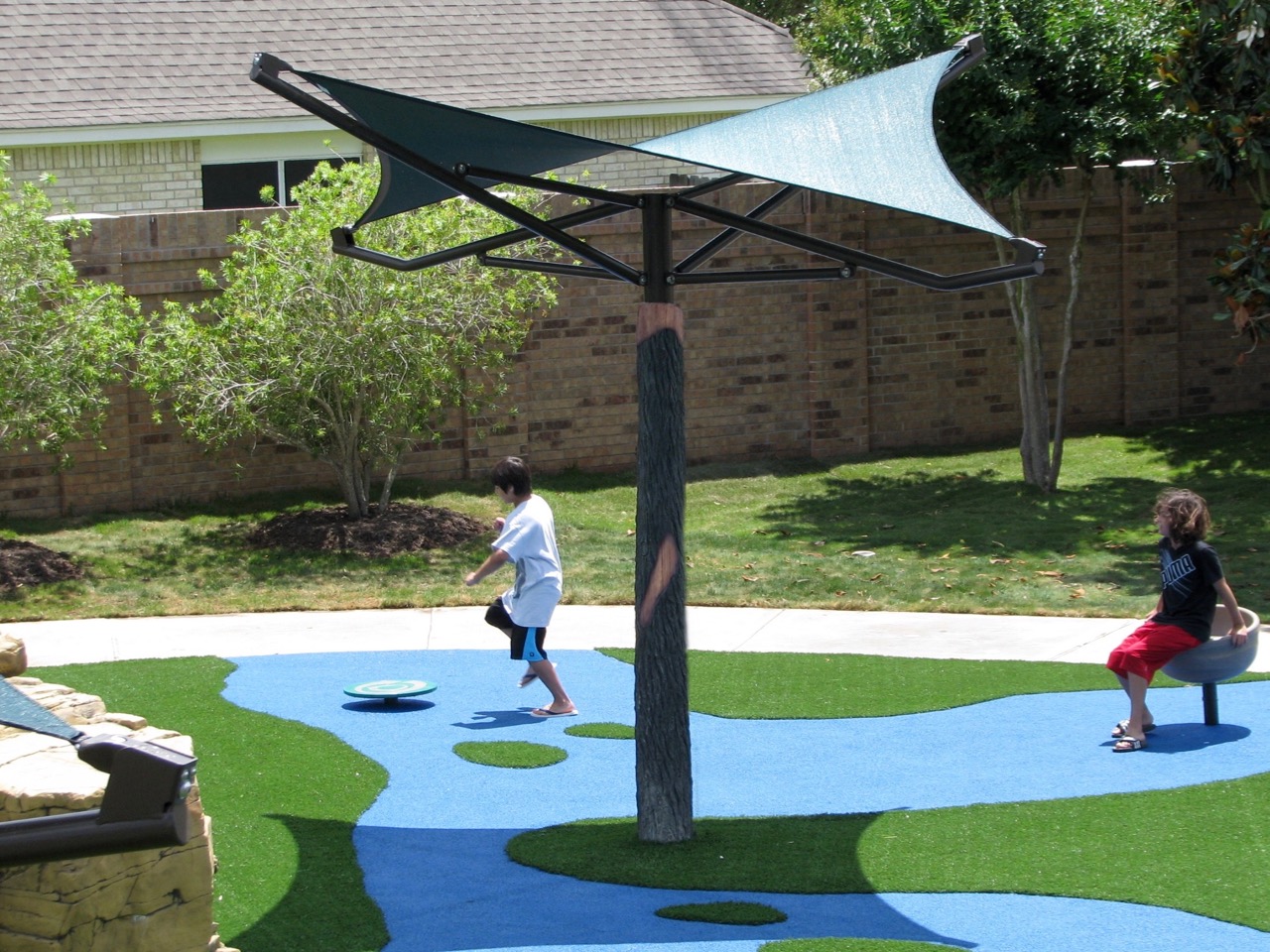 Playground shade canopy